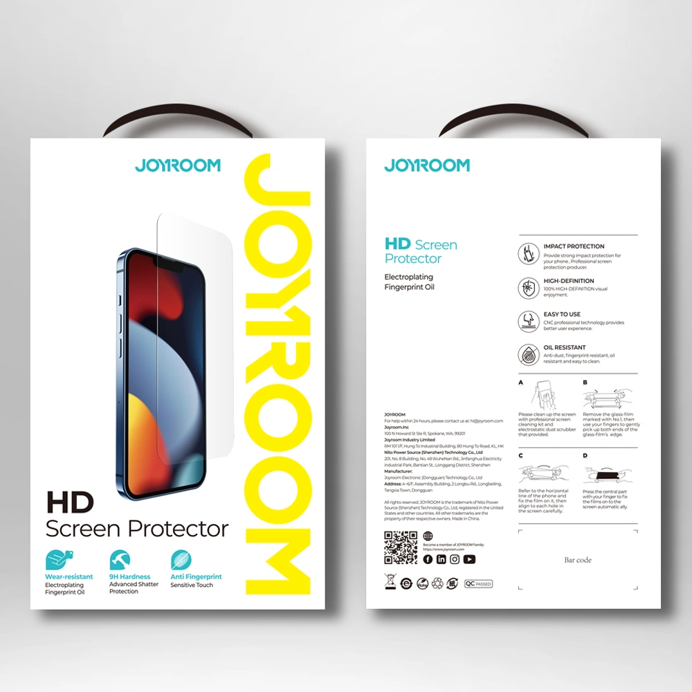 Hurtownia GSM - Gehärtetes Glas Joyroom Knight 2,5D FS TG Apple iPhone 13 mini (JR-PF907) - JYR292 - {ean13} - Hurt