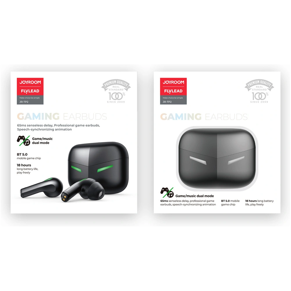 Hurtownia GSM - Căști wireless TWS Joyroom Bluetooth 5.0 negru (JR-TP2 black) - JYR294 - {ean13} - Hurt