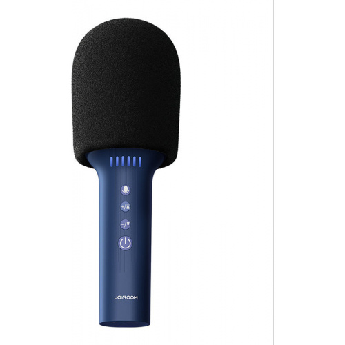 Joyroom Distributor - 6941237185280 - JYR295 - Joyroom wireless karaoke microphone with Bluetooth 5.0 speaker 1200mAh blue (JR-MC5Blue) - B2B homescreen