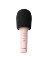 Wholesale Joyroom wireless karaoke microphone with Bluetooth 5.0 speaker 1200mAh pink (JR-MC5 Pink) - JYR296 - {ean13} - Hurt