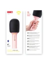 Hurtownia GSM - Bezdrátový mikrofon na karaoke Joyroom s Bluetooth reproduktorem 5.0 1200mAh růžový (JR-MC5 Pink) - JYR296 - {ean13} - Hurt
