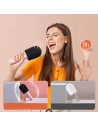 Wholesale Joyroom wireless karaoke microphone with Bluetooth 5.0 speaker 1200mAh pink (JR-MC5 Pink) - JYR296 - {ean13} - Hurt