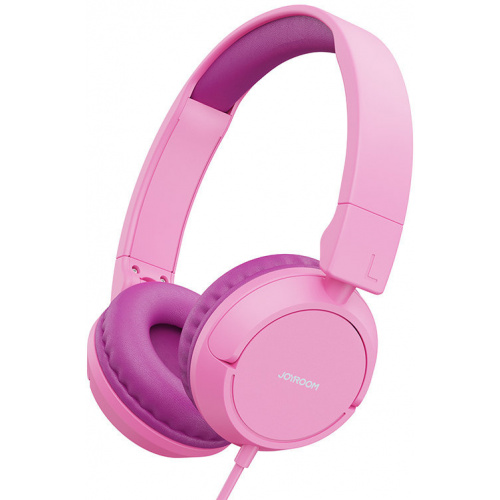 Joyroom Distributor - 6941237158963 - JYR297 - Joyroom on-ear headphones 3.5mm mini jack for children children pink (JR-HC1 pink) - B2B homescreen