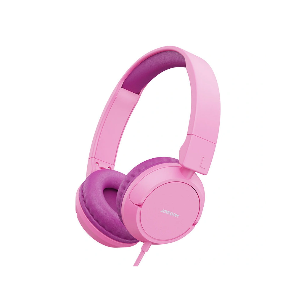 Hurtownia GSM - Sluchátka na uši Joyroom 3,5mm mini jack dětské růžové (JR-HC1 pink) - JYR297 - {ean13} - Hurt