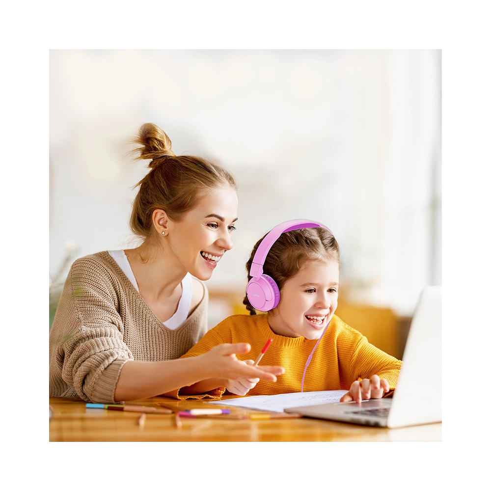 Hurtownia GSM - Căști over-ear Joyroom jack mini de 3,5 mm pentru copii, albastre (JR-HC1 blue) - JYR298 - {ean13} - Hurt