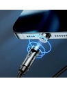 Hurtownia GSM - Magnetický kabel Joyroom 3w1 USB-Lightning/USB-C/microUSB pro nabíjení 2,4A 1,2m černý (S-1224X2 LCM black) - JYR299 - {ean13} - Hurt