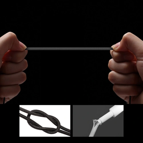 Kabel magnetyczny Joyroom 3w1 USB-Lightning/USB-C/microUSB do ładowania 2,4A 1,2m czarny (S-1224X2 LCM black)