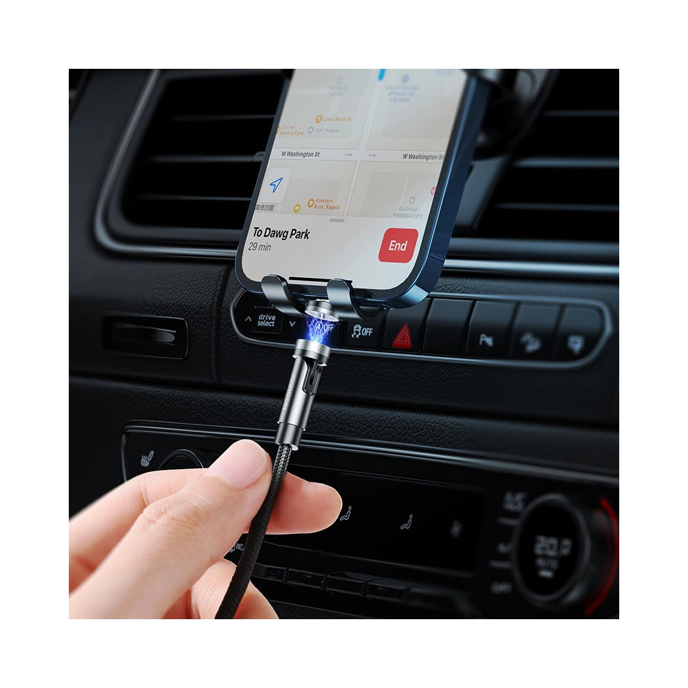 Hurtownia GSM - Mágneses kábel Joyroom USB/USB-C 2,4A töltéshez 1,2m fekete (S-1224X2 C black) - JYR300 - {ean13} - Hurt