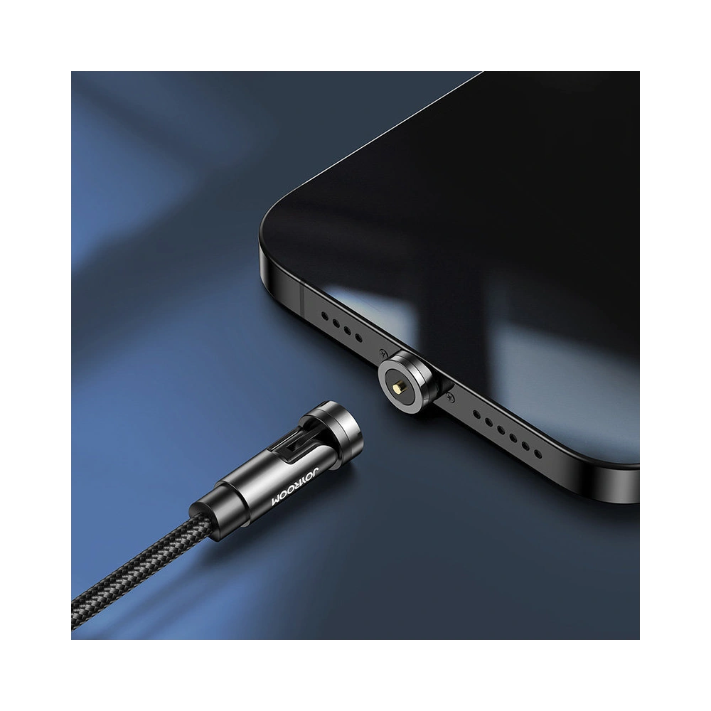 Hurtownia GSM - Mágneses kábel Joyroom USB/USB-C 2,4A töltéshez 1,2m fekete (S-1224X2 C black) - JYR300 - {ean13} - Hurt