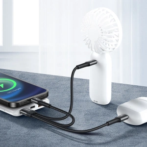 Hurtownia GSM - Kábel Joyroom 3w1 USB-Lightning/USB-C/microUSB 3,5A 15cm fekete (S-01530G9 LCM fekete) - JYR301 - {ean13} - Hurt