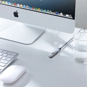 Joyroom USB 2.0 (female) - USB (male) Extension Cable 2m grey (S-2030N13 grey)