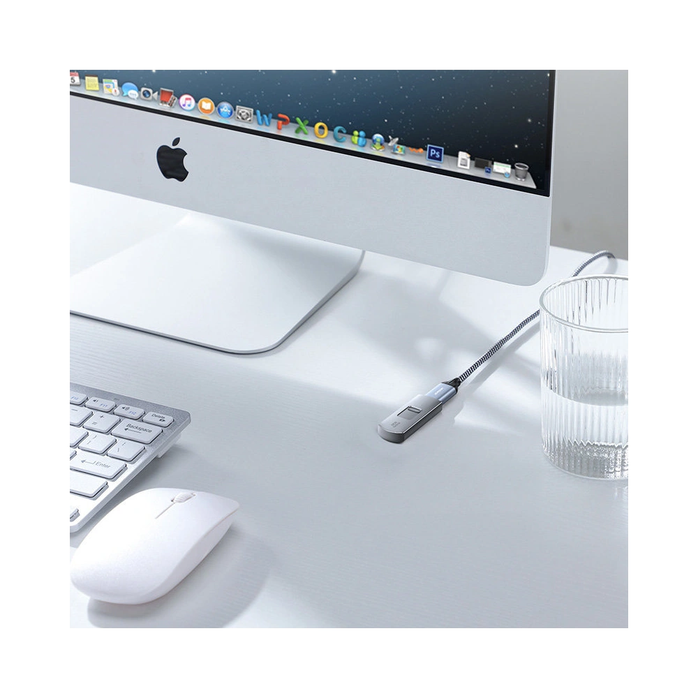 Hurtownia GSM - Verlängerungskabel Joyroom USB 2.0 480 Mbps 2m grau (S-2030N13 grau) - JYR302 - {ean13} - Hurt