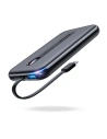 Powerbank Joyroom Linglong 10000mAh 20W Power Delivery Quick Charge USB/USB-C/cablu USB-C încorporat negru (JR-L001 black)