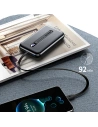 Wholesale Joyroom Linglong powerbank 10000mAh 20W PD QC USB / USB-C / built-in USB-C cable black (JR-L001 black) - JYR304 - {ean13} - Hurt