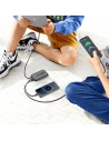 Wholesale Joyroom Linglong powerbank 10000mAh 20W PD QC USB / USB-C / built-in USB-C cable black (JR-L001 black) - JYR304 - {ean13} - Hurt