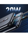 Hurtownia GSM - Powerbank Joyroom Linglong 10000mAh 20W Power Delivery Quick Charge USB/USB-C/eingebautes USB-C-Kabel schwarz (JR-L001 schwarz) - JYR304 - {ean13} - Hurt