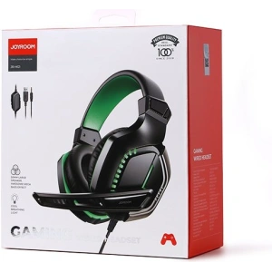 Hurtownia GSM - Herní sluchátka Joyroom 3,5mm mini jack s ovladačem a mikrofonem černá (JR-HG1 green) - JYR308 - {ean13} - Hurt