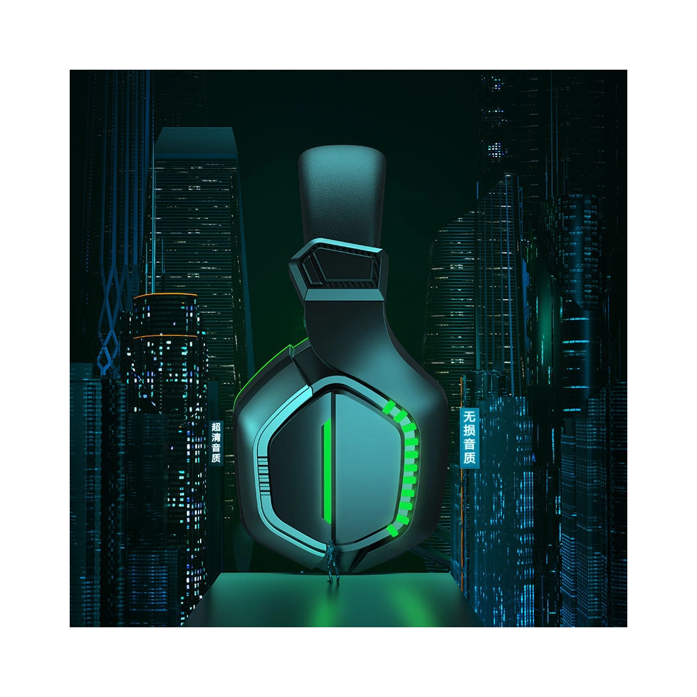 Hurtownia GSM - Căști de gaming Joyroom jack mini de 3,5mm cu control și microfon negru (JR-HG1 green) - JYR308 - {ean13} - Hurt