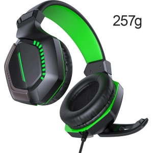 Hurtownia GSM - Herní sluchátka Joyroom 3,5mm mini jack s ovladačem a mikrofonem černá (JR-HG1 green) - JYR308 - {ean13} - Hurt
