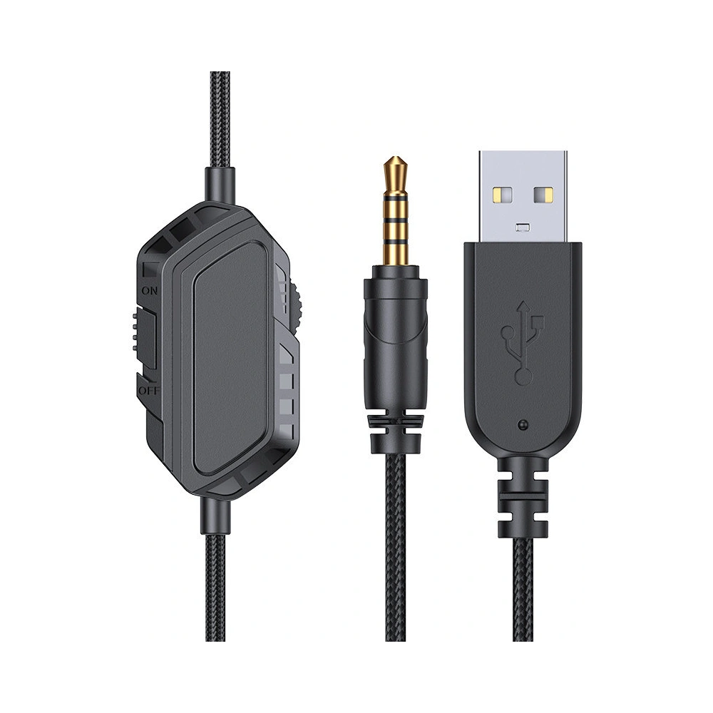 Hurtownia GSM - Herní sluchátka Joyroom 3,5mm mini jack s ovladačem a mikrofonem černá (JR-HG1 green) - JYR308 - {ean13} - Hurt
