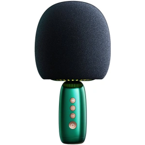 Wholesale Joyroom wireless karaoke microphone with Bluetooth 5.0 speaker 2500mAh green (JR-K3 green) - JYR310 - {ean13} - Hurt