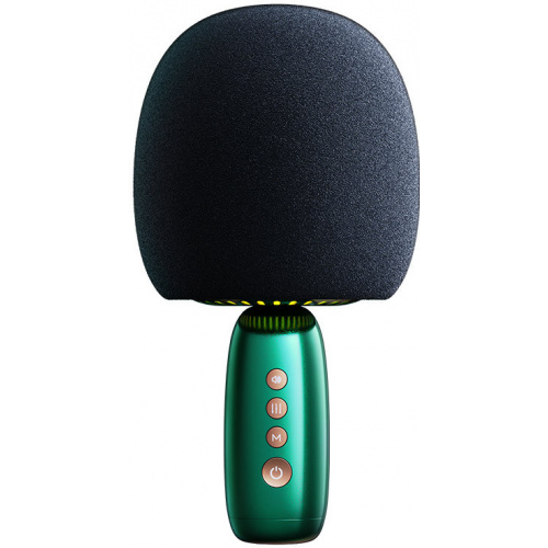 Joyroom Distributor - 6941237152251 - JYR310 - Joyroom wireless karaoke microphone with Bluetooth 5.0 speaker 2500mAh green (JR-K3 green) - B2B homescreen