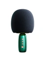 Vezeték nélküli karaoke mikrofon Joyroom 5.0 Bluetooth hangszóróval 2500mAh zöld (JR-K3 green)
