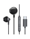 Sluchátka Joyroom USB-C s ovladačem a mikrofonem černé (JR-EC03 Black)