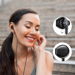 Hurtownia GSM - Sluchátka Joyroom USB-C s ovladačem a mikrofonem černé (JR-EC03 Black) - JYR313 - {ean13} - Hurt