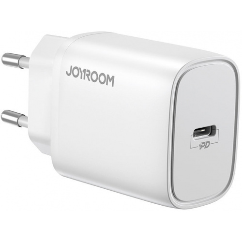 Joyroom Distributor - 6941237146359 - JYR315 - Joyroom Fast USB-C PD Charger 20W EU Plug White (L-P201) - B2B homescreen