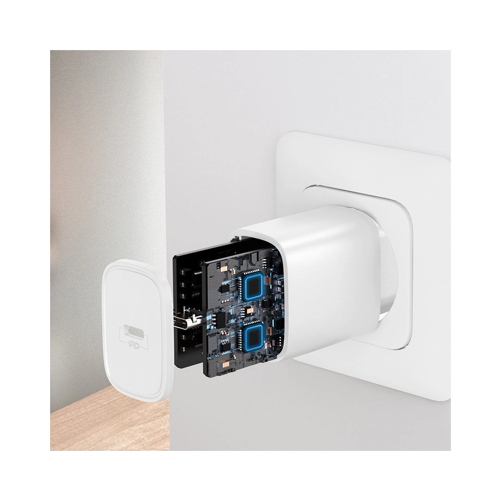 Hurtownia GSM - Ładowarka sieciowa Joyroom USB-C PD 20W biały (L-P201) - JYR315 - {ean13} - Hurt