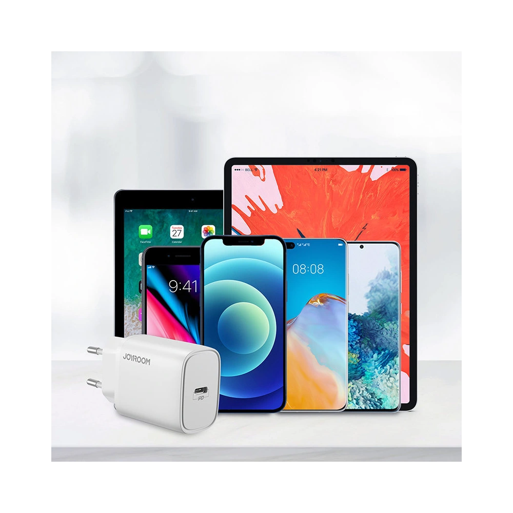 Hurtownia GSM - Încărcător de rețea Joyroom USB-C PD 20W alb (L-P201) - JYR315 - {ean13} - Hurt