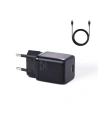 Wholesale Joyroom small fast charger USB-C PD 25W EU plug black + USB-C - USB-C cable (L-P251) - JYR316 - {ean13} - Hurt