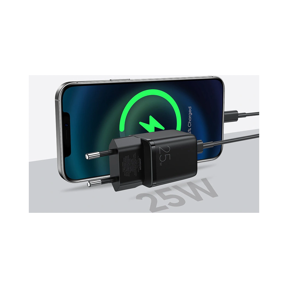 Hurtownia GSM - Netzteil Joyroom USB-C PD 25W schwarz + USB/USB-C Kabel (L-P251) - JYR316 - {ean13} - Hurt