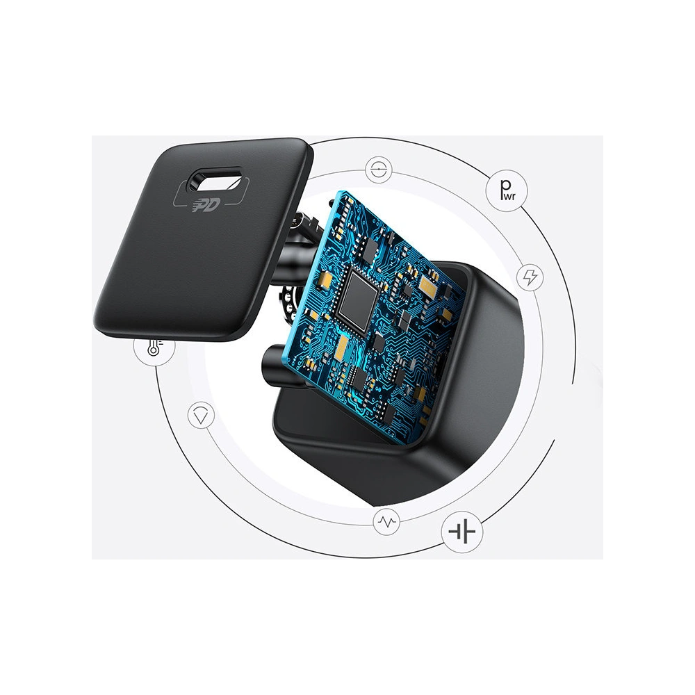 Hurtownia GSM - Ładowarka sieciowa Joyroom USB-C PD 25W czarny + kabel USB/USB-C (L-P251) - JYR316 - {ean13} - Hurt