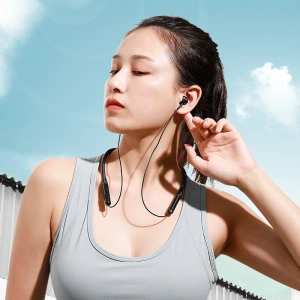 Hurtownia GSM - Bezdrátová sluchátka Joyroom sportovní bluetooth neckband černá (JR-D6) - JYR325 - {ean13} - Hurt