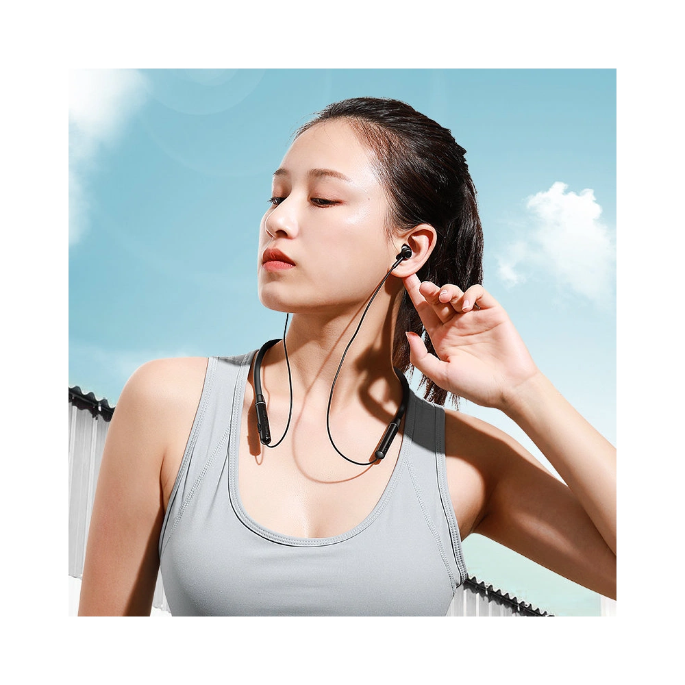 Hurtownia GSM - Bezdrátová sluchátka Joyroom sportovní bluetooth neckband černá (JR-D6) - JYR325 - {ean13} - Hurt