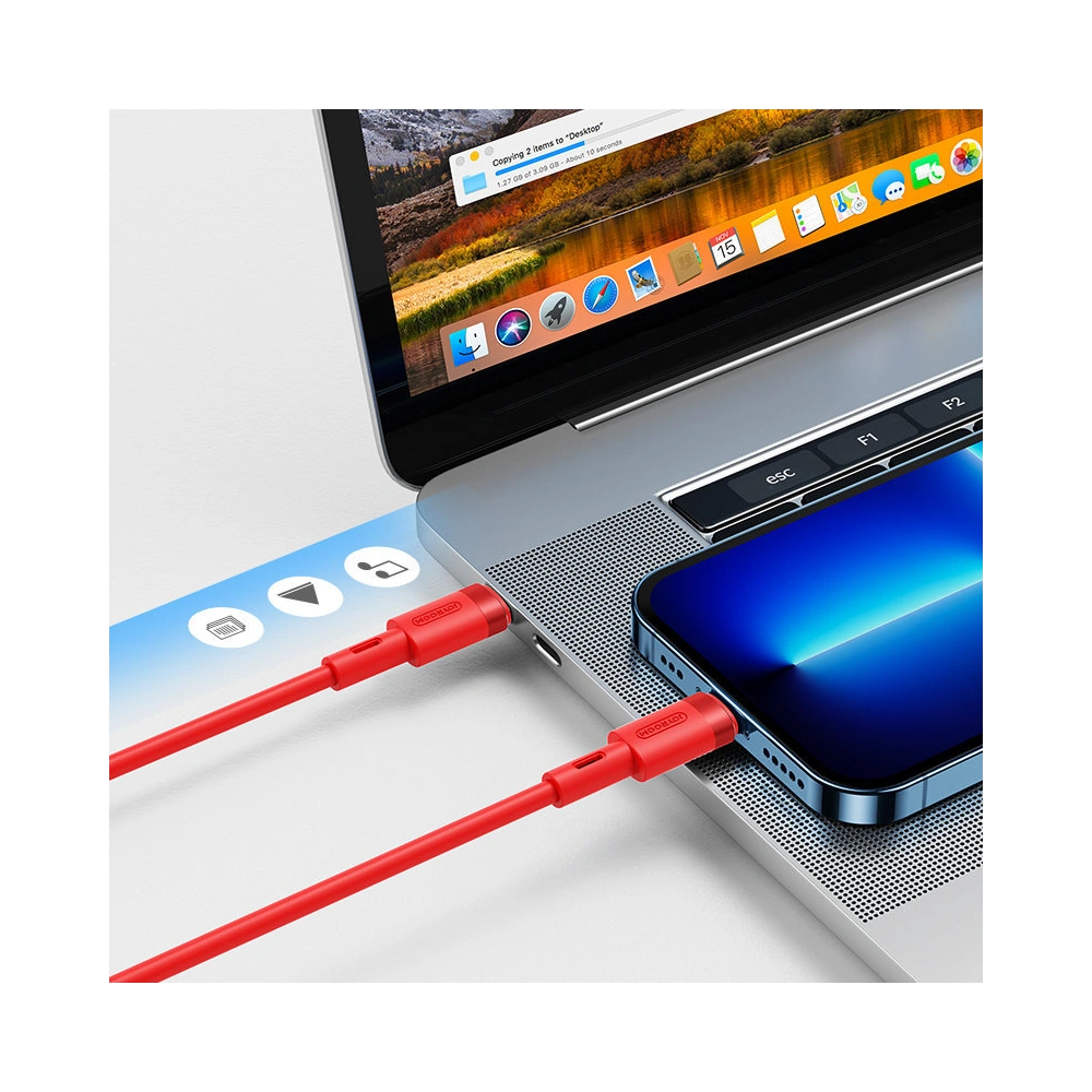 Hurtownia GSM - Kabel Joyroom USB-C/Lightning PD 20W 1,2m červený (S-1224N9) - JYR331 - {ean13} - Hurt