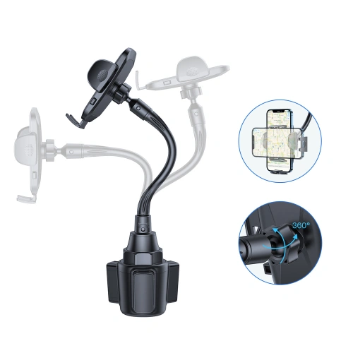 Uchwyt samochodowy Joyroom do miejsca na kubek czarny (JR-ZS259)