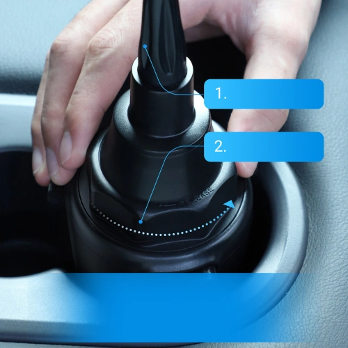 Uchwyt samochodowy Joyroom do miejsca na kubek czarny (JR-ZS259)