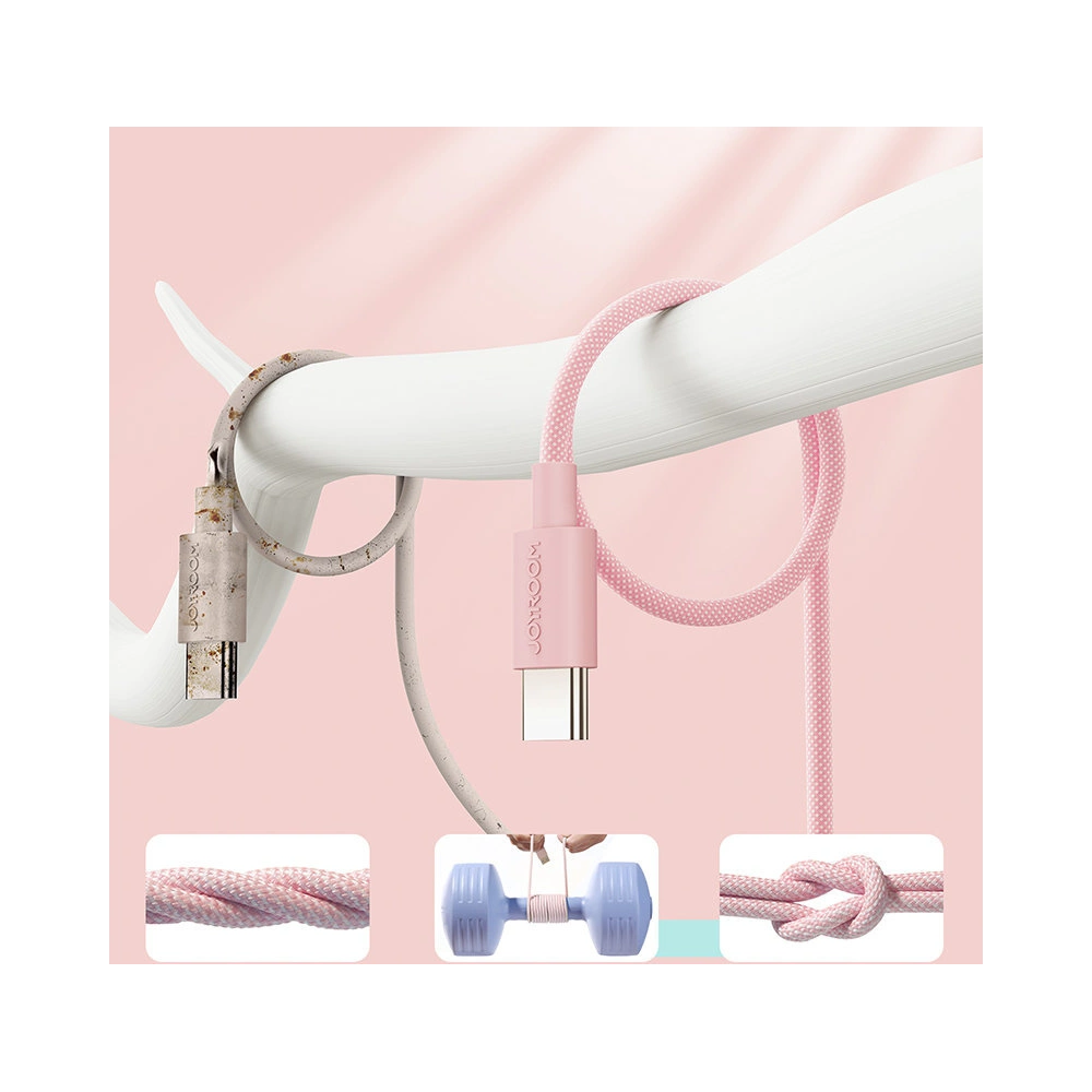 Hurtownia GSM - Kabel Joyroom USB/Lightning 1m růžový (S-1030M13) - JYR334 - {ean13} - Hurt