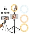 Záznamový set na živé vysílání Joyroom ring lampa + černý stativ (JR-ZS233)