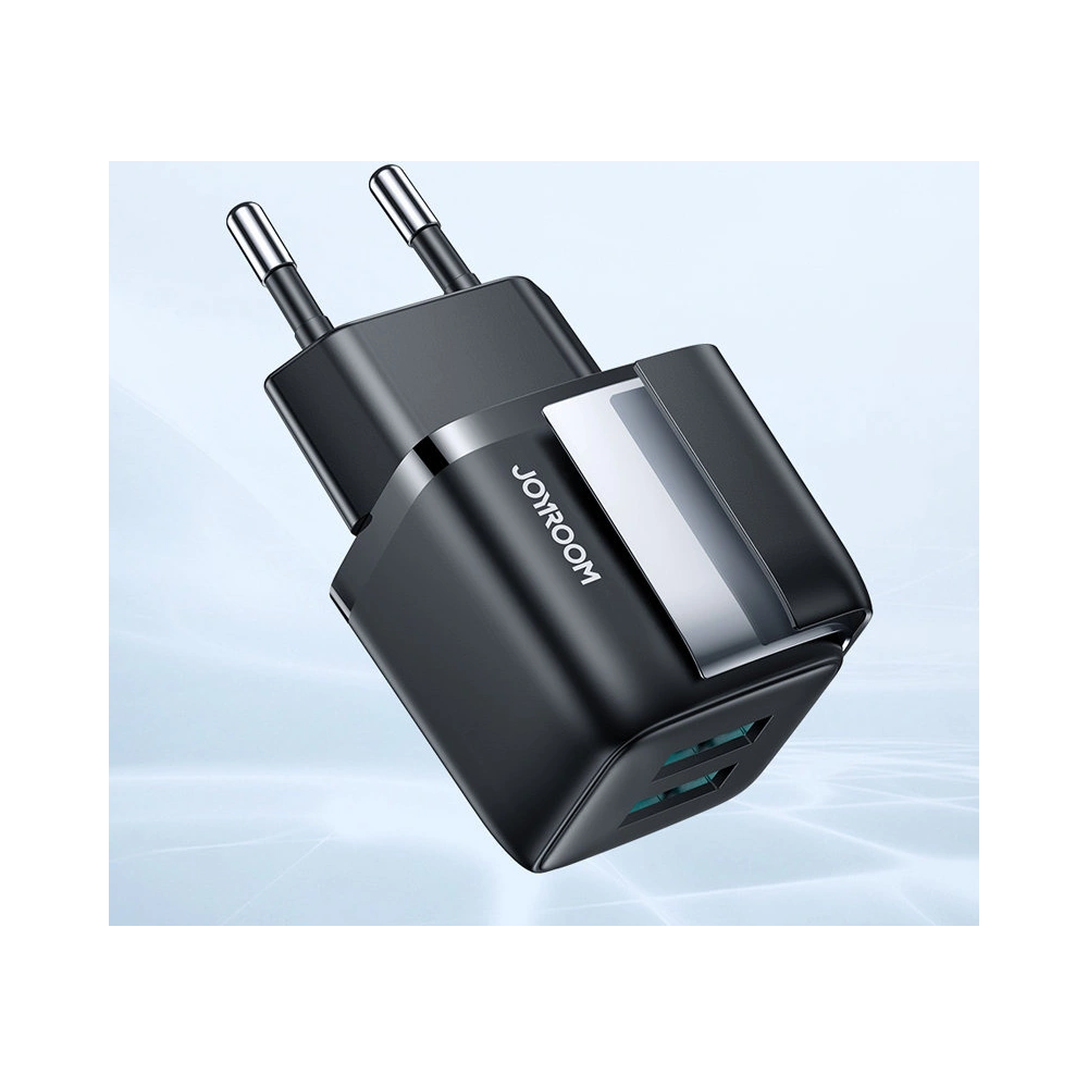 Hurtownia GSM - Hálózati töltő Joyroom 2xUSB 12W 2,4A fehér (L-2A121) - JYR338 - {ean13} - Hurt