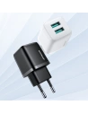 Hurtownia GSM - Hálózati töltő Joyroom 2xUSB 12W 2,4A fehér (L-2A121) - JYR338 - {ean13} - Hurt