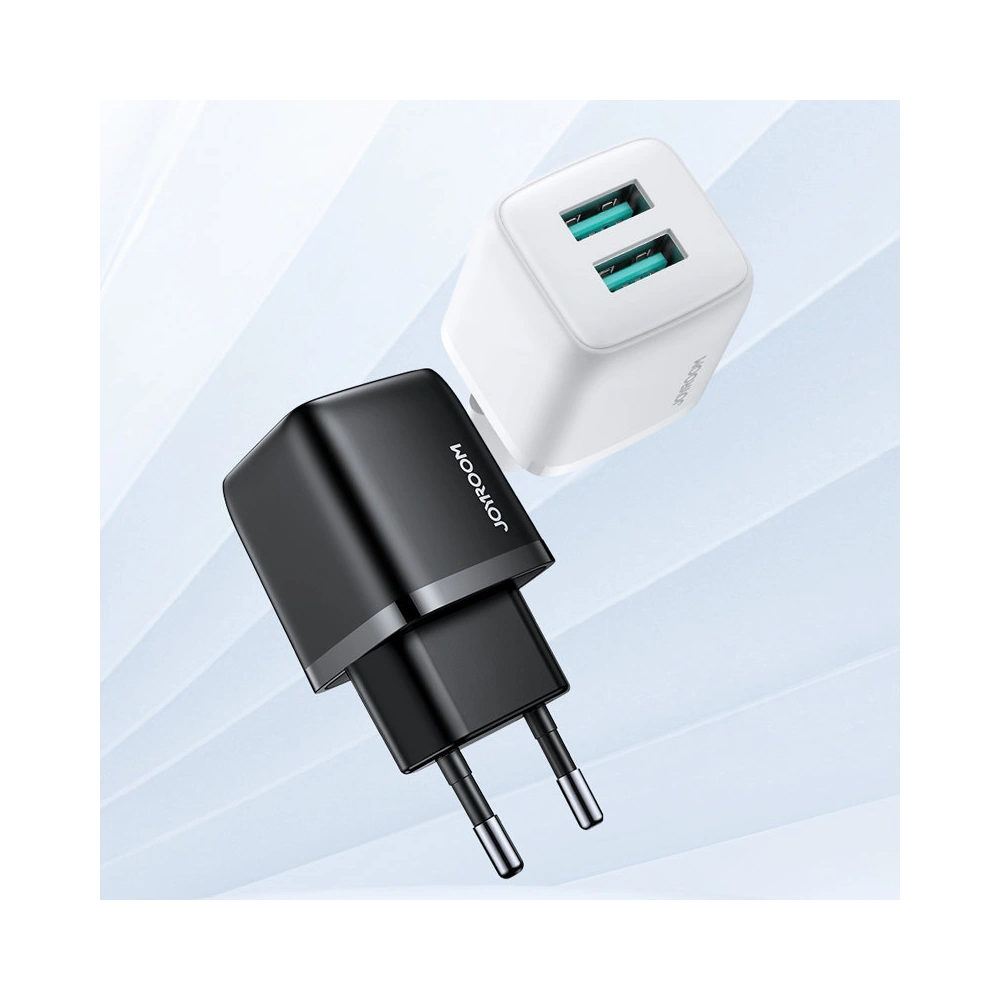 Hurtownia GSM - Hálózati töltő Joyroom 2xUSB 12W 2,4A fehér (L-2A121) - JYR338 - {ean13} - Hurt