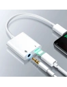 Hurtownia GSM - Adaptér Joyroom Lightning - Lightning (nabíjení) / 3,5mm mini jack bílý (S-Y105) - JYR339 - {ean13} - Hurt