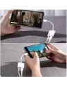 Hurtownia GSM - Adapter Joyroom Lightning - Lightning (Laden) / 3,5mm Mini-Klinke weiß (S-Y105) - JYR339 - {ean13} - Hurt
