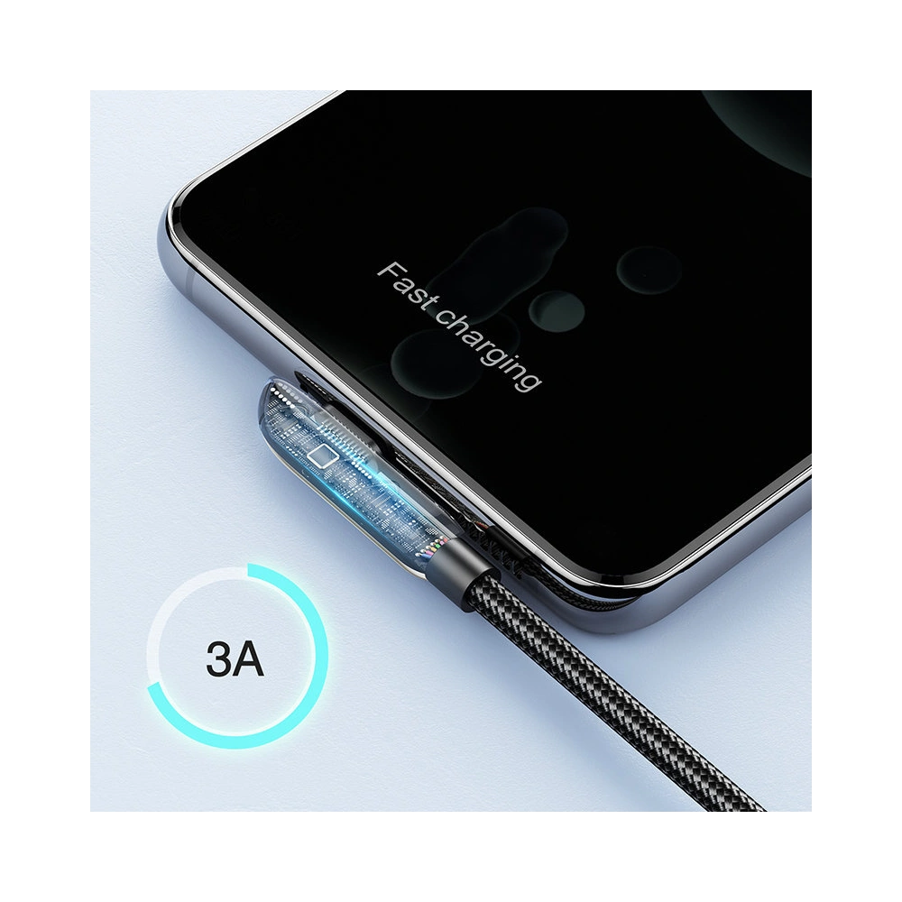 Hurtownia GSM - Kábel Joyroom USB/USB-C 3A 1,2m ezüst (S-1230K3) - JYR340 - {ean13} - Hurt