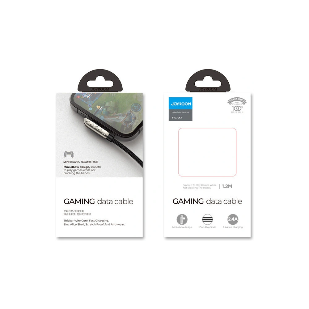Hurtownia GSM - Kábel Joyroom USB/Lightning 2,4A 1,2m ezüst (S-1230K3) - JYR342 - {ean13} - Hurt