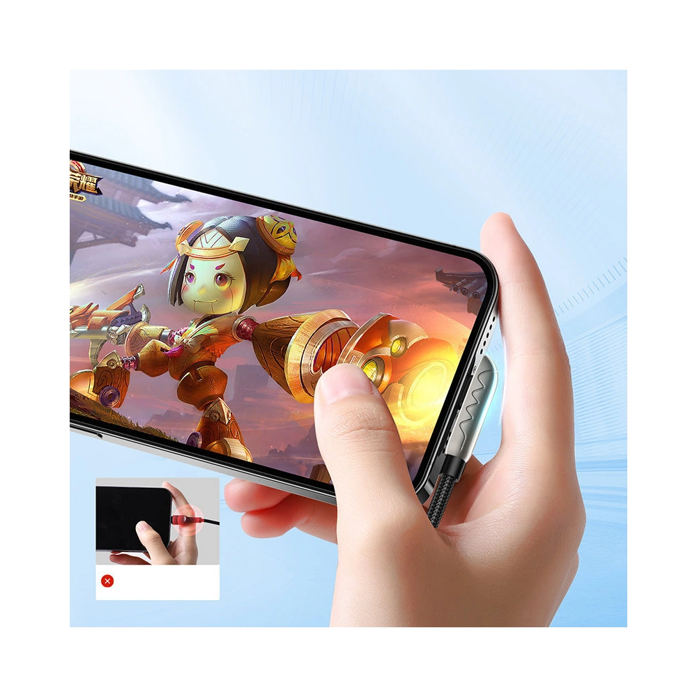 Hurtownia GSM - Kábel Joyroom USB/Lightning 2,4A 1,2m ezüst (S-1230K3) - JYR342 - {ean13} - Hurt